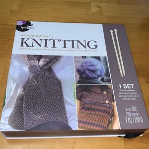 New Introduction to knitting  set